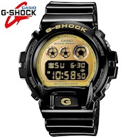 Reloj Casio G-Shock DW-6900CB-1 Digital Acuático Luz Resina Dorado Negro